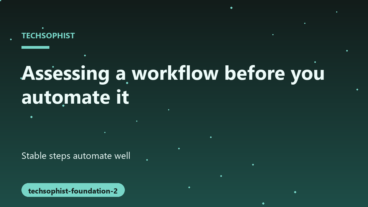 A flow chart displayed on a monitor illustrating a structured workflow