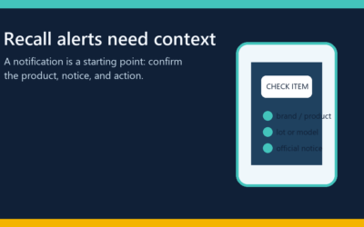 Choosing Recall Alert Workflows Without Promising Perfect Barcode Coverage